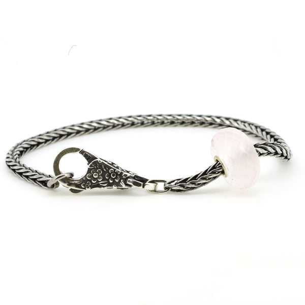 Rose Quartz with Silver Bracelet