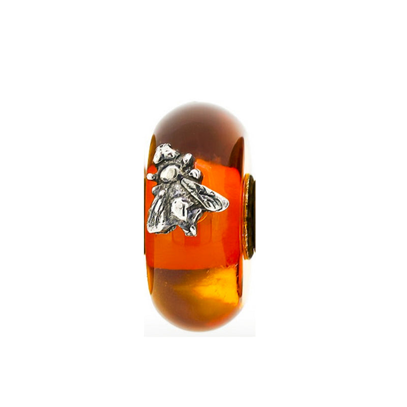 AF2025 S 8: 4. Trollbeads Retired & Special Treasures: Bead 160 TAMBE Wings of Amber #06