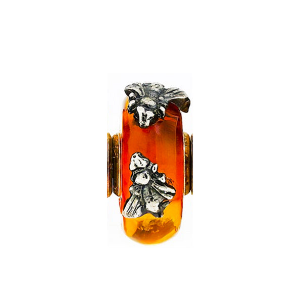 AF2025 SESSION 6: 3. Trollbeads Retired & Special Treasures: Bead 79 TAMBE Wings of Amber With #02