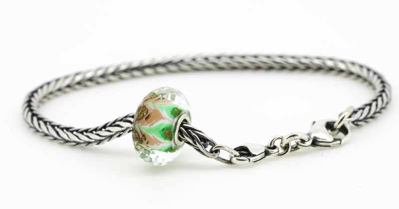 Emerald Symphony with Silver Bracelet