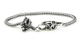 Leopard Mom Silver Bracelet