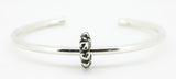 Heart Spacer with Silver Bangle