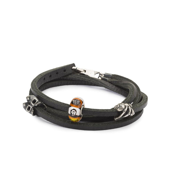 Ghosts & Witches Leather Bracelet