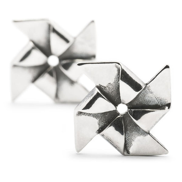 Origami Mill Earrings with Silver Earring Hooks