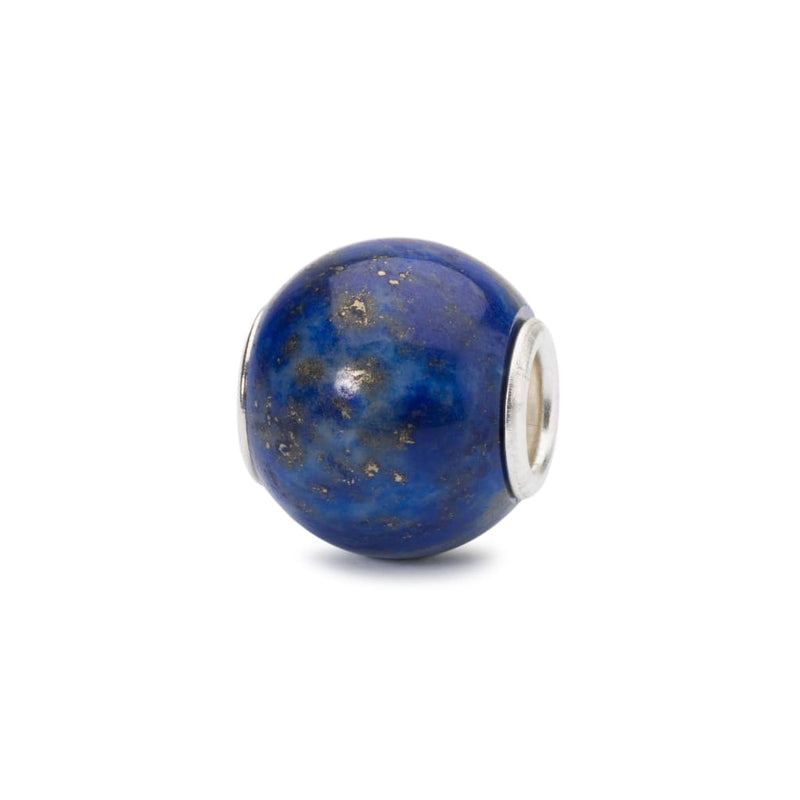 Round Lapis with Silver Bracelet