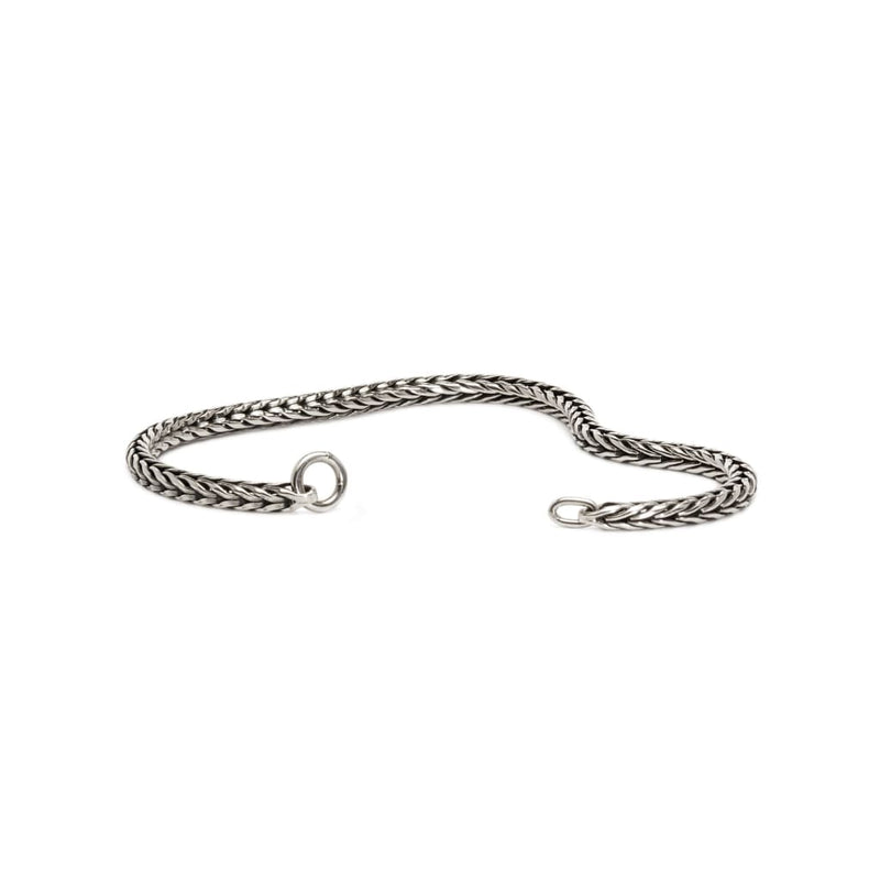Sterling Silver Bracelet with Rose Clasp