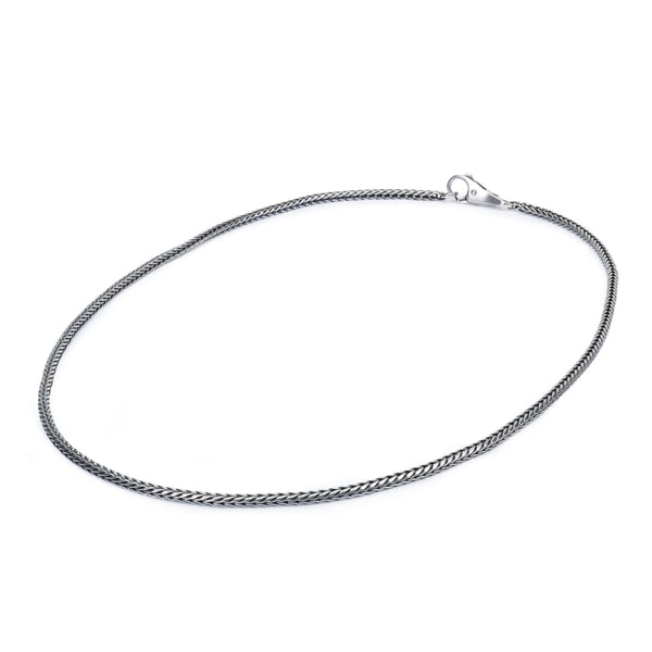 Sterling Silver Necklace with Plain Clasp