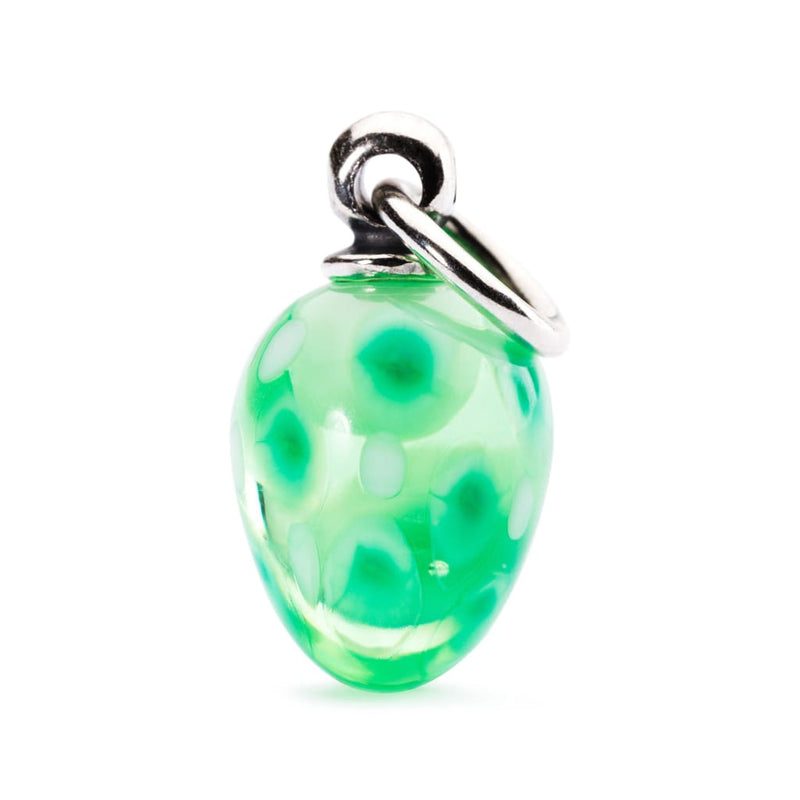Festive Green Dot - Bead/Link