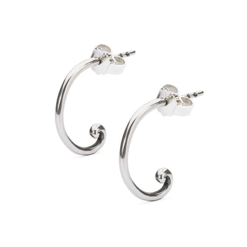 Hanging Petals with Silver Earring Hooks with Twirl - BOM 