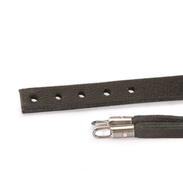 Leather Bracelet Black/Silver - Bracelet