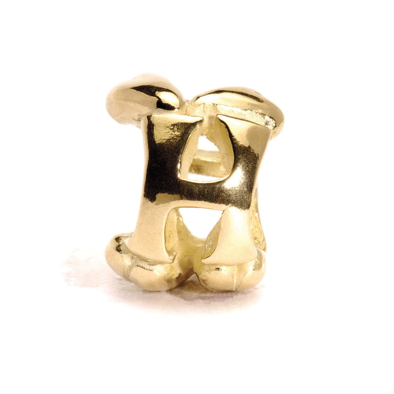Letter Bead H Gold - Bead/Link