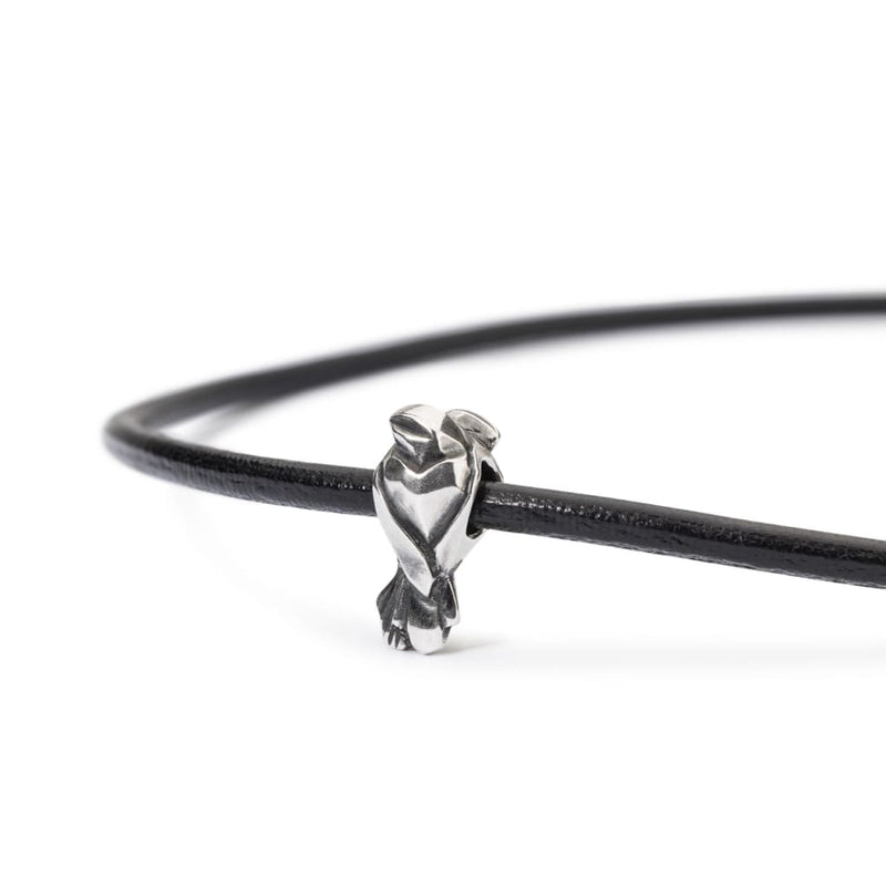 Lovebirds Black Leather Necklace - BOM Necklace