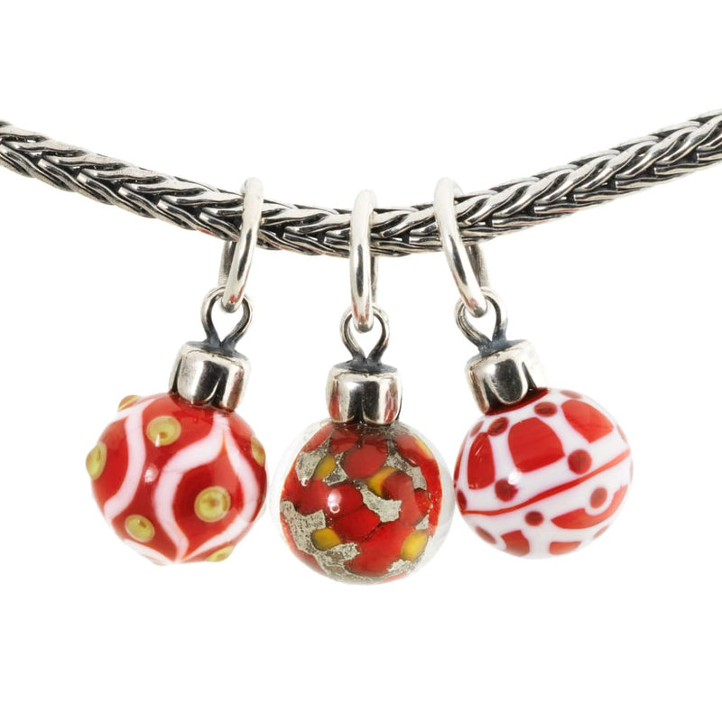 Red Christmas Ornaments - Bead/Link