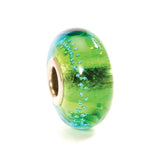 Silver Trace Green/Turquoise - Bead/Link